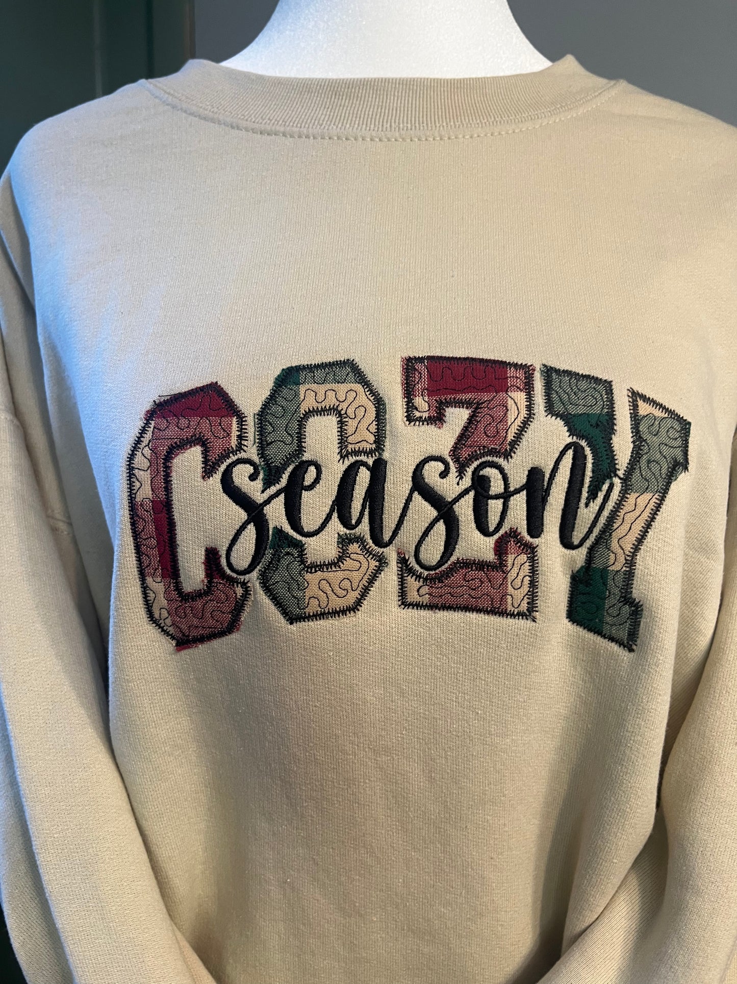 Cozy Gingham Crewneck