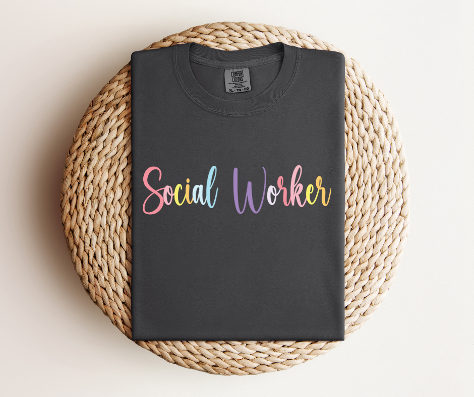 Pastel Social Worker T