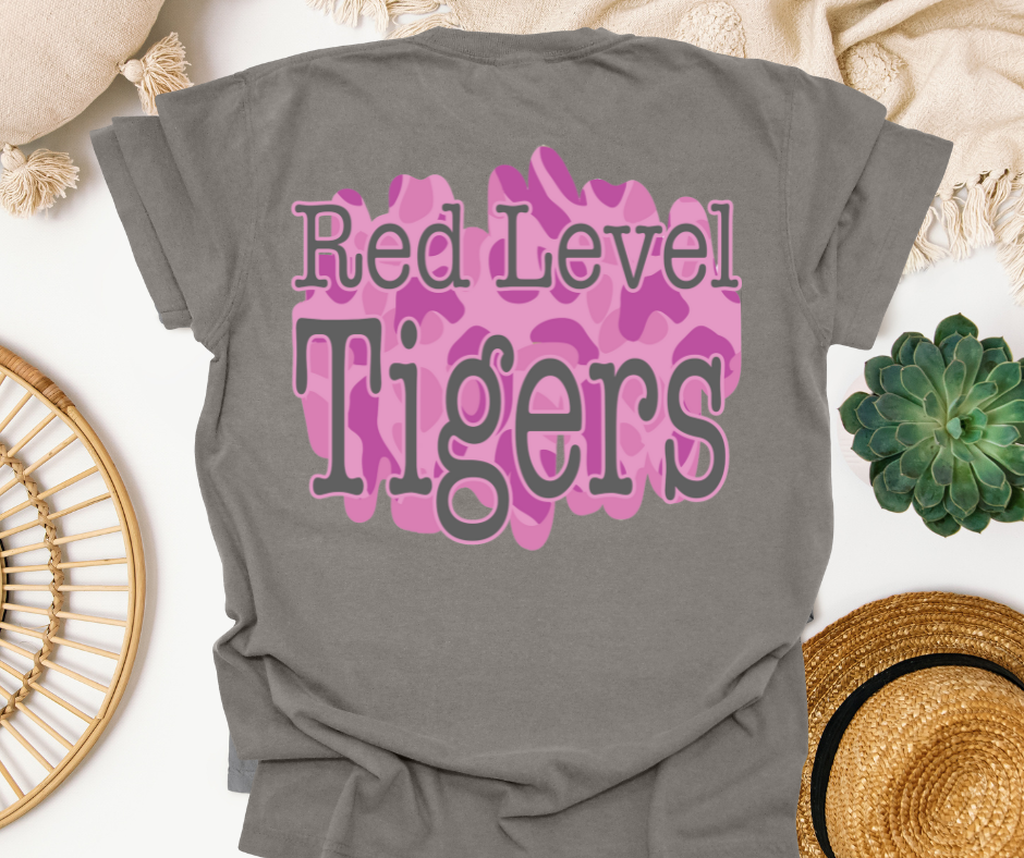 Pink Camo School Spirit Shirt