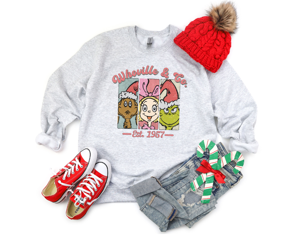 Grinch Inspired Crewneck