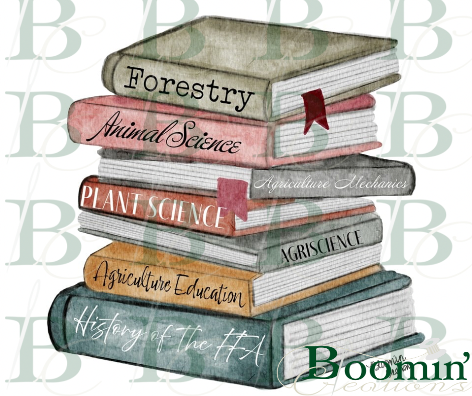 Ag Teacher Book Stack T