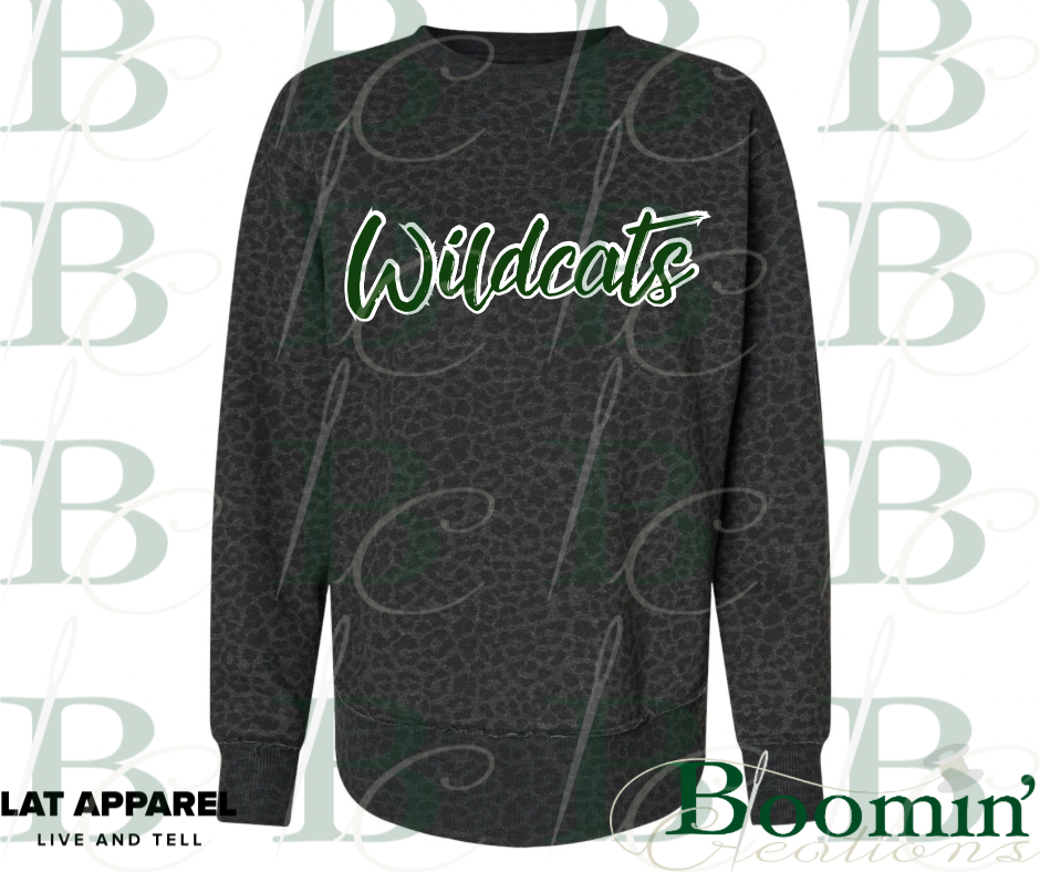 Wildcats Leopard Print Tunic Pullover