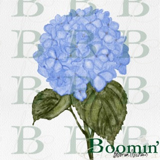 Watercolor Hydrangea, Digital Download
