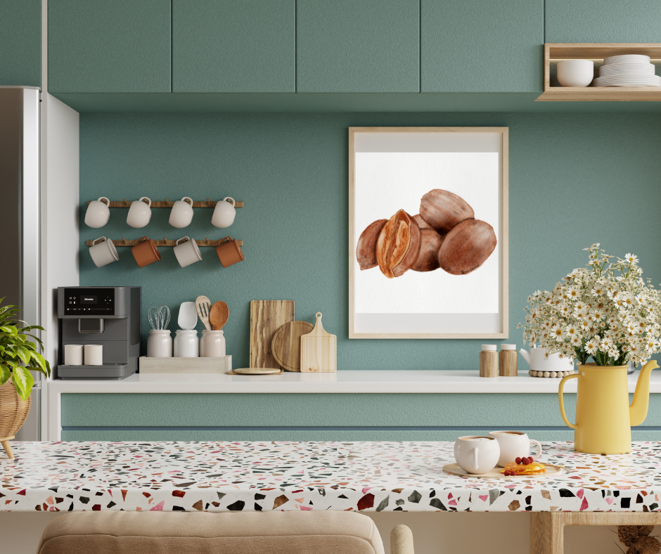 Watercolor Pecans, Digital Download