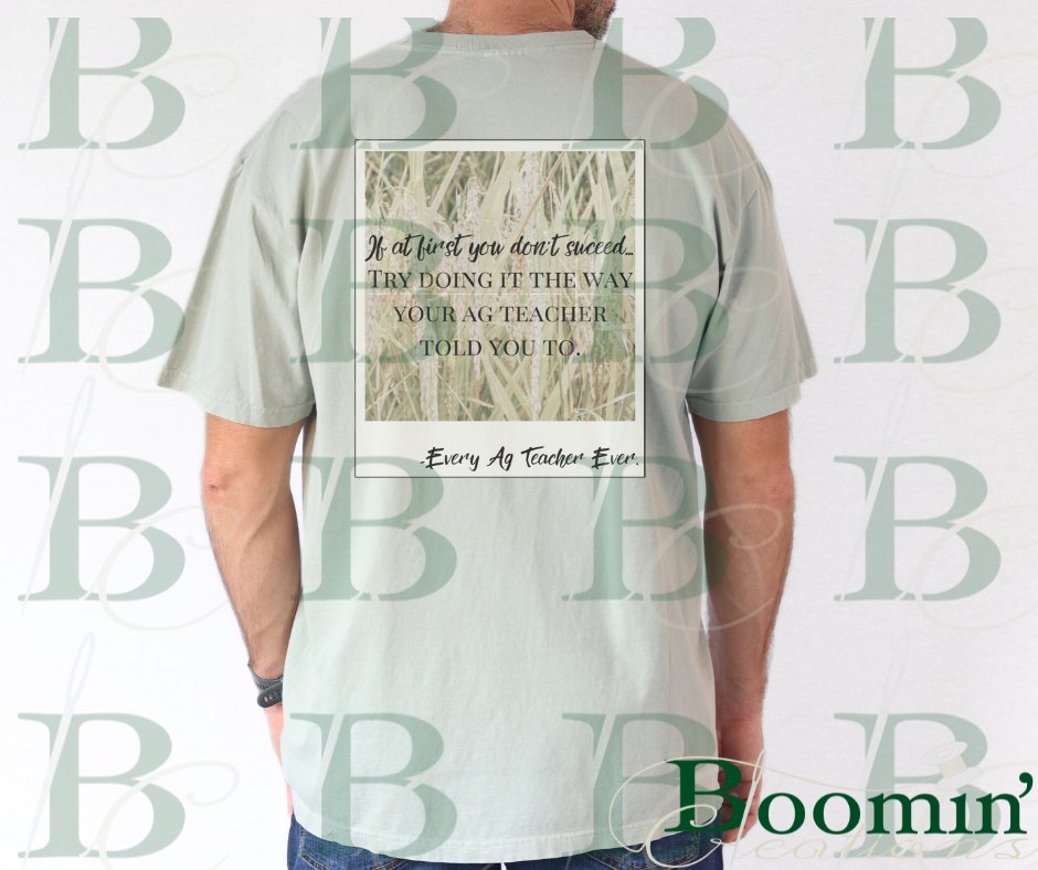 The Ag Teacher Way Pocket Tee, Polaroid T