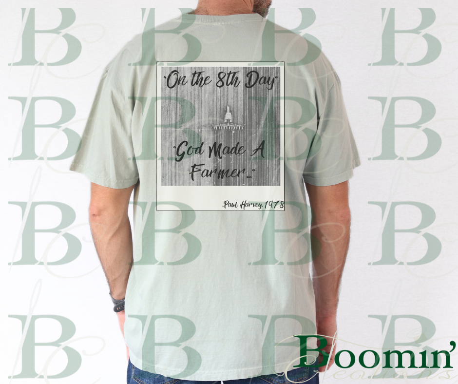God Made a Farmer Pocket Tee, Polaroid T