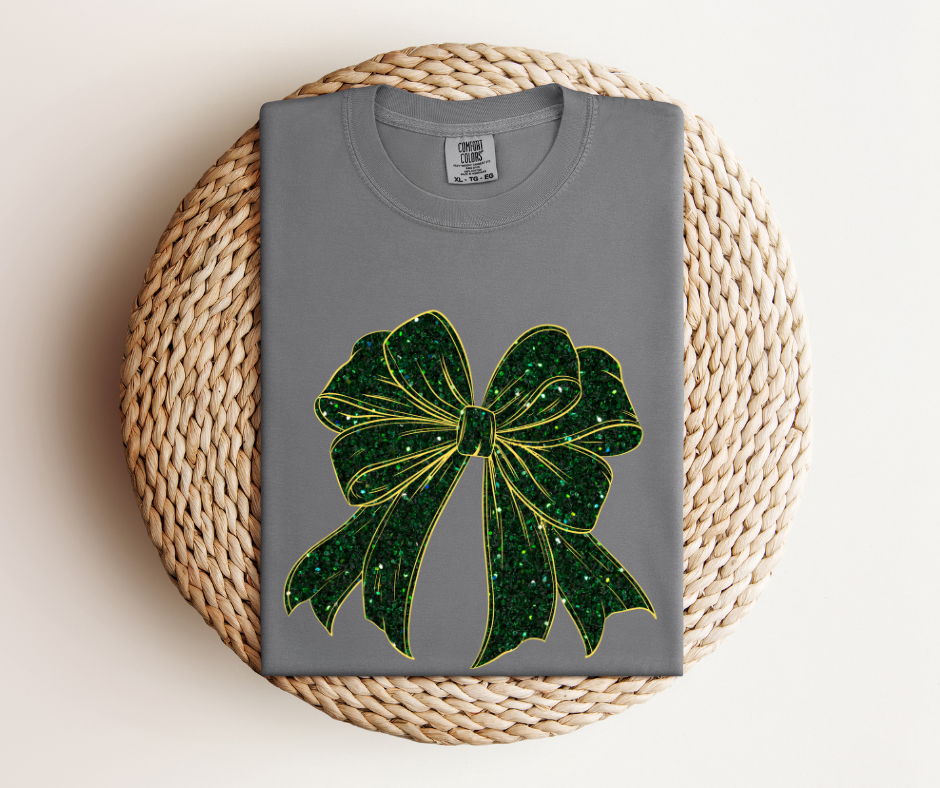 Glitter Bow Coquette T-Shirt