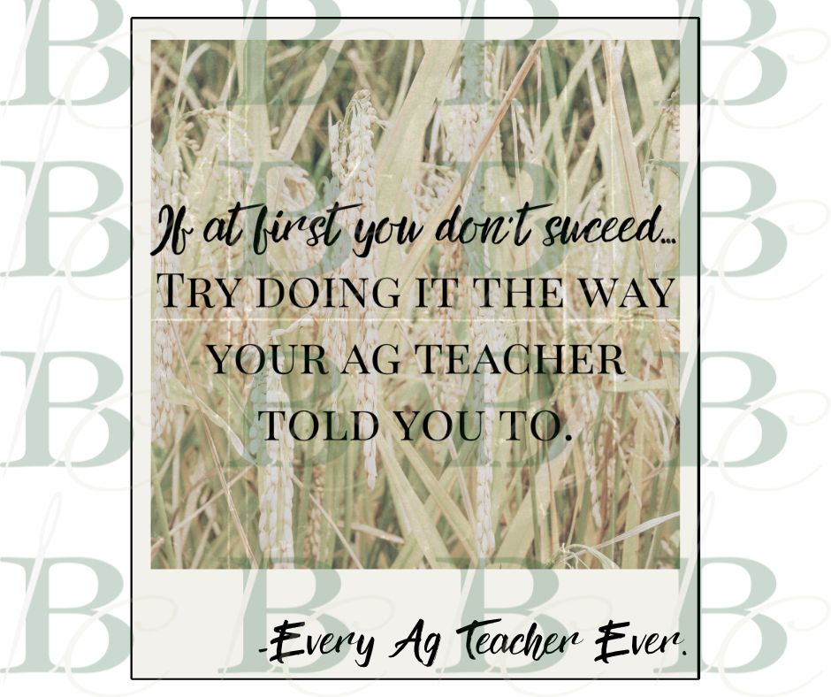 The Ag Teacher Way Pocket Tee, Polaroid T