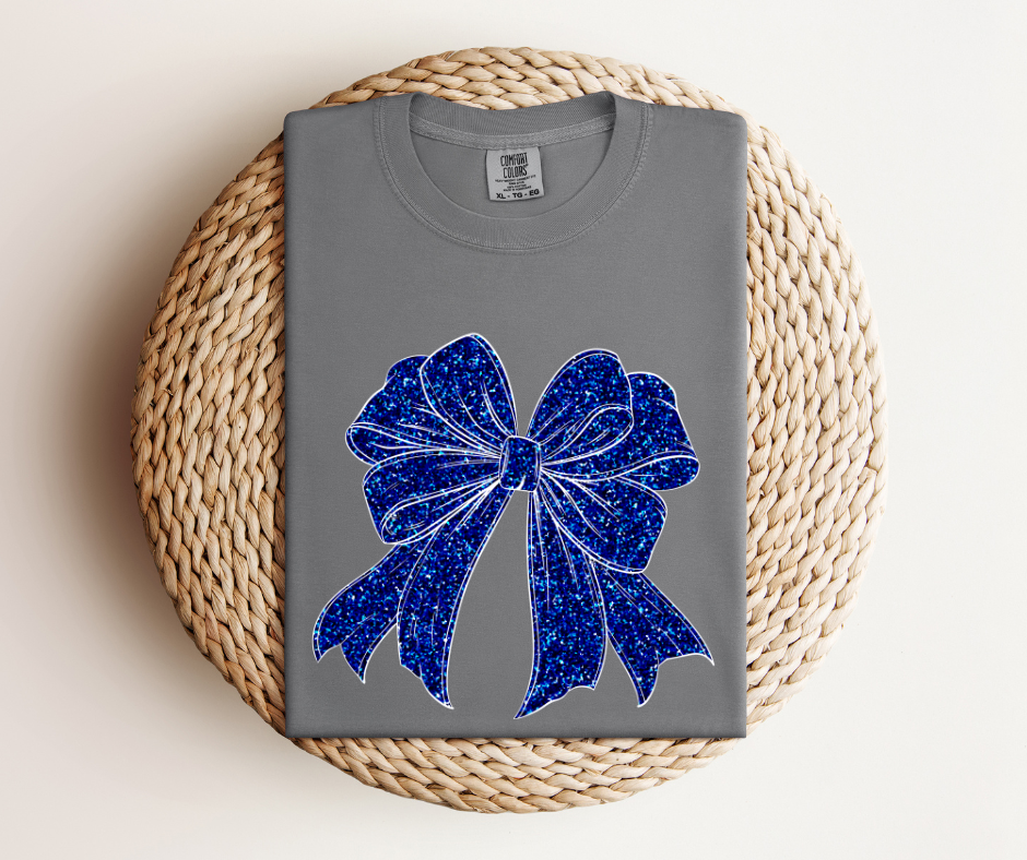 Glitter Bow Coquette T-Shirt