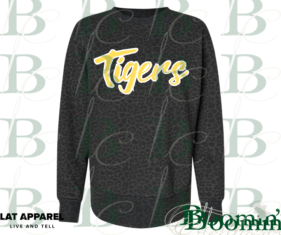 Tigers Leopard Print Tunic Pullover