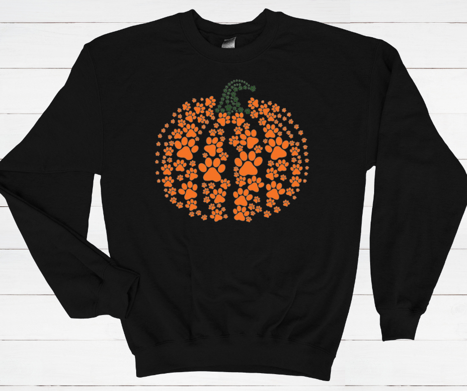 Paw Print Pumpkin Shirt