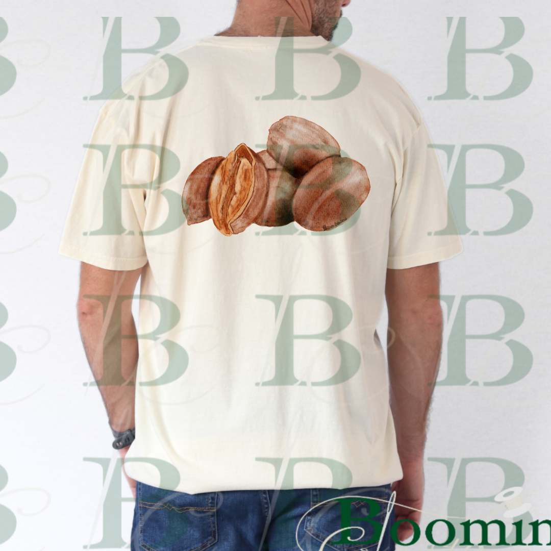 Pecans Men’s Pocket Tee, Crop Tee