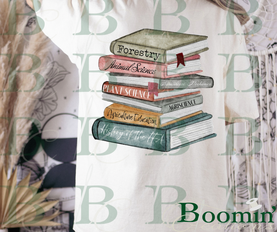 Ag Teacher Book Stack T