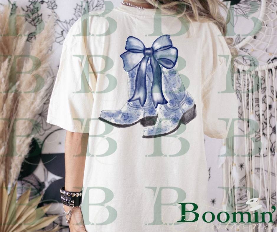 Chinoiserie Boots & Bows T
