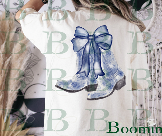 Chinoiserie Boots & Bows T