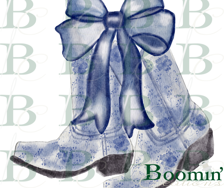 Chinoiserie Boots & Bows T