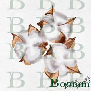 Watercolor Cotton, Digital Download