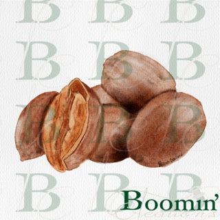 Watercolor Pecans, Digital Download