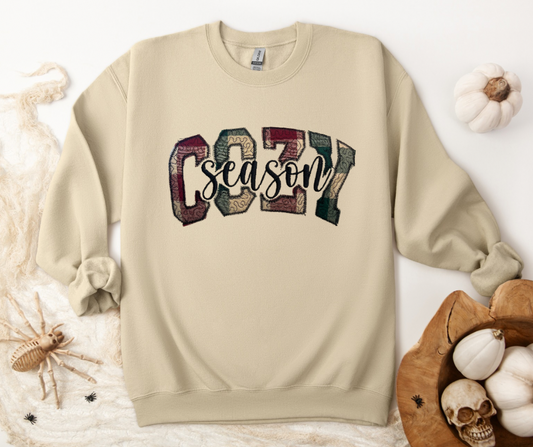 Cozy Gingham Crewneck