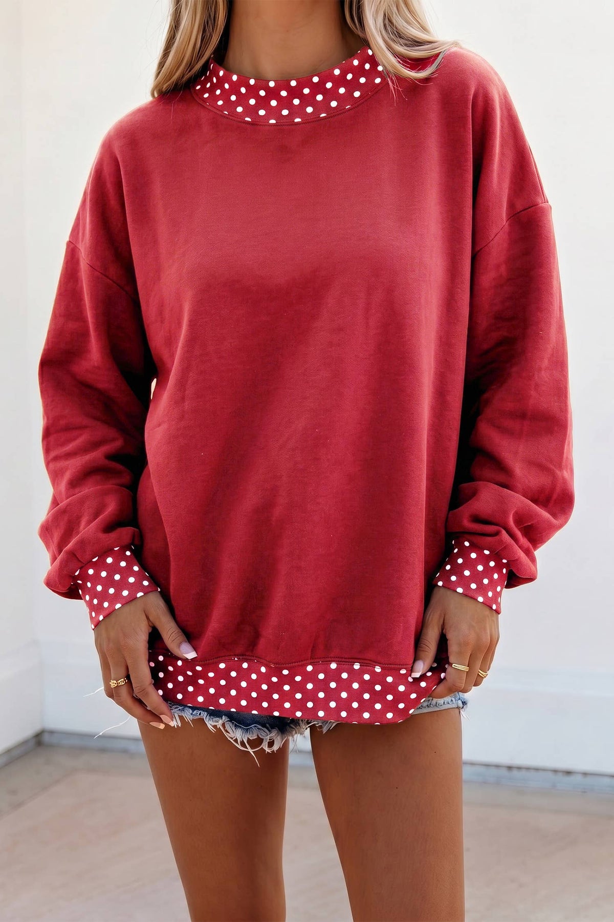 Mock Neck Sweatshirt
